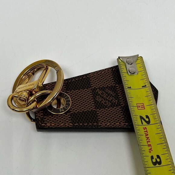 Authentic Louis Vuitton Keychain Petite Malle Coated Canvas - Picture 5 of 8
